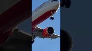 🇮🇳🛫 Air India Heavy Metal | 777 Over Heathrow #wingsandrunways #aviation