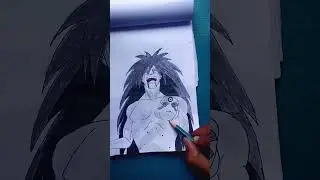 madara Uchiha drawing#animeeart #anime #shorts #madara #naruto