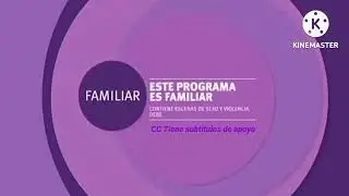 Advertencia De Contenidos Familiar Color Morado Closed Caption Caracol TV (2014-2015)