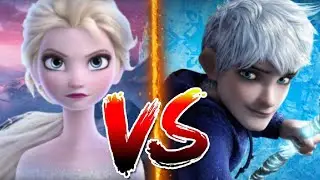 Elsa Vs Jack Frost (Frozen Vs Rise of the Guardians) animation 