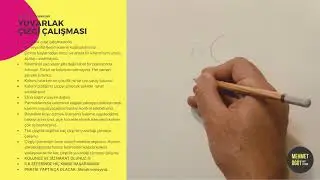 KARAKALEM DERSLERİ DERS 1 / Yuvarlak Çizgi Çalışması