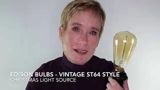 Vintage ST64 Style Edison Bulbs
