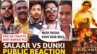 #dunkivssalaarpublicreaction  angry reaction after after watching #dunki movie at #gaietygalaxy 6am