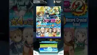 [SAO Memory Defrag] 1st Anniversary Record Crystal Scout