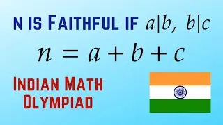 Find All Unfaithful | Indian Math Olympiad 2011 | Math Olympiad Training