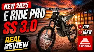 New 2025 E Ride Pro SS 3.0 Real Review by a non-paid person. Best E-moto / E-Bike Specs + Top Speed