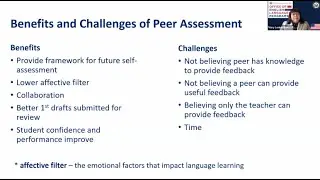 AE Live 21.5 - Creating Peer Assessment Rubrics to Encourage Students' English Language Production