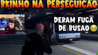 BKINHO NA PERSEGU1ÇÃO, OS CARAS DERAM FUGA DE BUSÃO KKKK - TROPAS DO  GTA RP CLIPS
