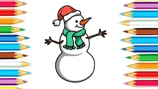 How To Draw A Snowman In Just A Few Minutes!