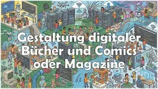 Gestaltung digitaler B&uuml;cher und Comics oder Magazine