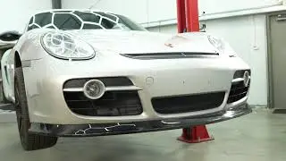 Rennline Carbon Fiber Front Spoiler for 987.1 Cayman