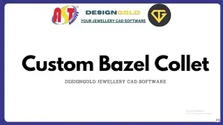 Custom Bazel Collet | Designgold | CAD SOFTWARE | Rhino 3D | Matrix | zbrush | Rhino8 |