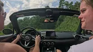 ND2 Miata Tail of the Dragon casual/spirited run during Miatas at the Gap 2025