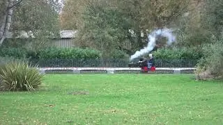 C.&.D.M.E.S at Hammonds Pond: The Five inch Gauge Live Steam is, Freelance 0-6-0T 'Simplex'. (V12)