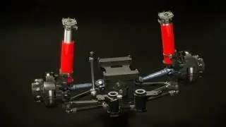 mobile crane suspension,steering & drive shaft animation