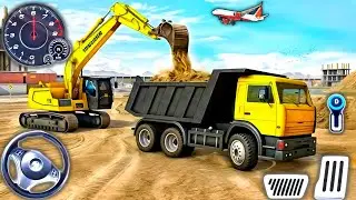 Real City Construction Simulator 3D - City Road Builder Excavator Trucks - Android Gameplay