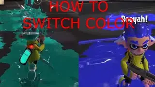 Switching ink color in Splatoon 3!