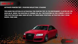 Needle Sweep  pointer deflection  staging