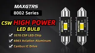 8002 Festoon LED  Bulb C5W C10W 3570 Chip Canbus Car LED Interior Dome Reading License Plate Lights