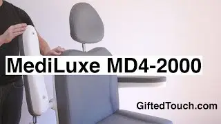 MediLuxe MD4-2000 Deluxe Treatment Chair, Exam Table, and MedSpa Bed