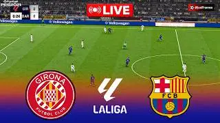 🔴LIVE : Girona vs Barcelona - La Liga 2026 | Pes 21 Simulation Gameplay