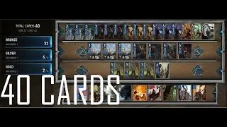 40 Cards Northern Realms Deck - Gwent Closed Beta