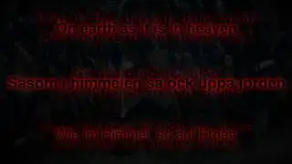 Sabaton - The Carolean's Prayer (Lyrics English & Deutsch) 🍄 RSGA 🍄