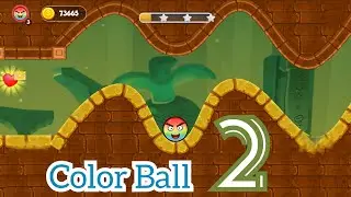 Color Ball Run - Fun Adventure NEW Game by (&ndash;_&ndash;) Levels (31 - 45) + Boss | Gameplay
