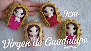 Virgen de Guadalupe tejida a crochet (Amigurumi)
