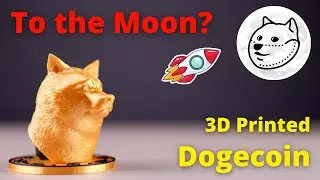 Dogecoin Crypto To the Moon? 3D Printed?