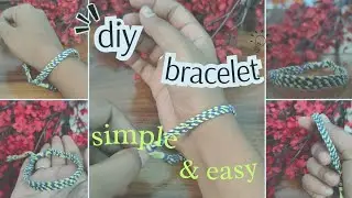 DIY Accessories | How to Make a Colorful Bracelet at Home 🌈@raveenacrafter0109 