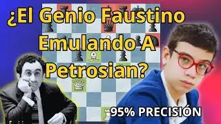 FAUSTINO ORO ES EL NUEVO PETROSIÁN? 😱 Cátedra posicional ante un GM (2634)