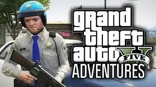 GTA V Adventures #1 - Officer Michael Takes On The Ballas! - (GTA 5 Funny Moments)