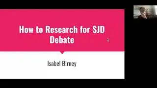 Social Justice Debates Workshop Series 2025: No 3 - How to research and cite evidence in SJD Debates