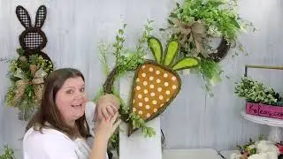 Easter Carrot Wreath DIY That's Super Cute & Easy