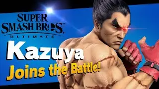 Super Smash Bros Ultimate Kazuya 1st Gameplay Impression!
