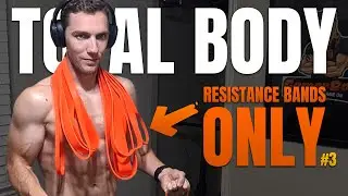 Total Body Workout (Resistance Bands ONLY!) at Home 3/3 - UnderSun Loop Bands for Muscle | GamerBody