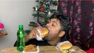 Rancheers spicy chicken fillet burger chicken pieces fries chicken burger 
