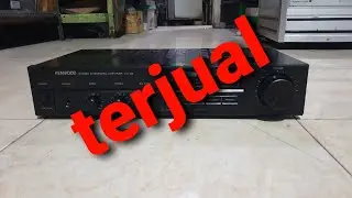 Tes power amplifier vintage kenwood ka34 made in japan stereo intergrated