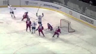 Fantastic tic-tac-toe play by Medvescak / Блестящая трехходовка Медвешчака