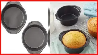 Great product -  Wilton Perfect Results Premium 6-inch Non-Stick Round Cake Pan Set, 2-Piece, Steel