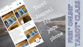 Tarot Journal for Beginners -- use your phone!