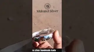The Ultimate Pure Silver Om Kada 🕉️#SilverJewelry #Fashion #OmKada #Handcrafted #Style order now