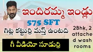 గిట్ల కట్టుర్రి ఇందిరమ్మ ఇల్లు | చాలా బాగుంది| రెండు రూంలు| Indiramma House| Telangana Govt