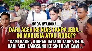 Warga Sampai Nanya: Ini Manusia atau Robot? 😱 Gibran Datang ke Nias Tanpa Jeda dari Aceh