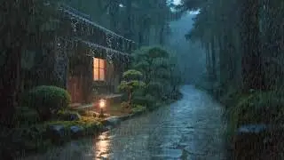 Tension du soir &ndash; Ambiance pluie douce &ndash; Porche pluvieux de la maison &ndash; D&eacute;tente 🌙💤