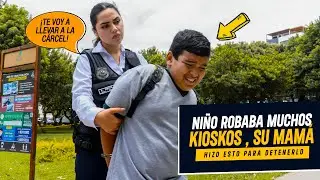 Niño codicioso robaba su madre le dio gran lección | Niño robaba muchos kioskos sin que sepa su mamá