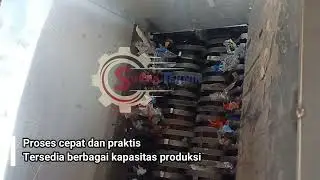 Mesin Shredder Sampah | Mesin Penghancur Segala Jenis Limbah