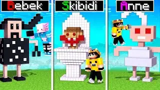 Minecraft ALFABE YAPI SAVAŞLARI!
