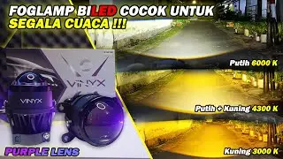 COCOK UNTUK SEGALA CUACA‼️BILED FOGLAMP VINYX Q4 3 WARNA 3.inch / Semua kebutuhan kalian ada disini